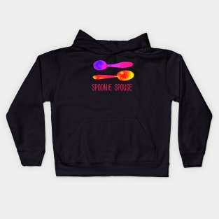 Spoonie Spouse! (Warm Colors) Kids Hoodie